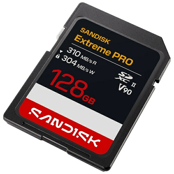 SanDisk SDSDXDE-128G-JNJIP SANDISK Extreme Pro SD UHS-II V90カード 128GB