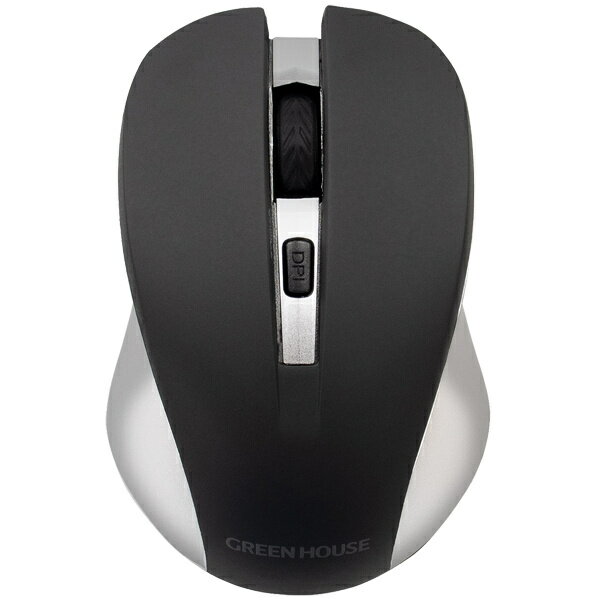 GREEN HOUSE GH-MULNOA-SV 無線マウス 2.4GHz 光学式 シルバー