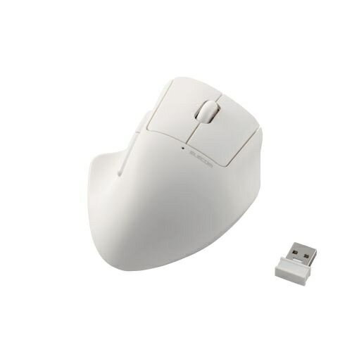 ELECOM M-SH30DBSKWH マウス/ SHELLPHA/ 無線2.4GHz/ 5ボタン/ チルトホイール/ 抗菌仕様/ 静音設計/ ホワイト