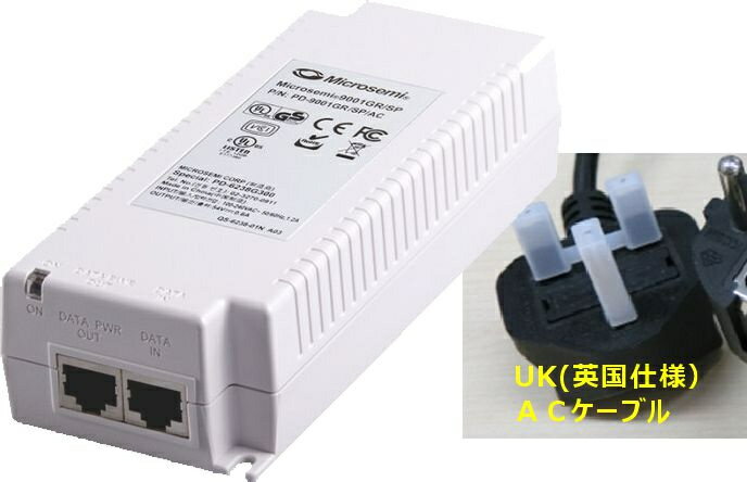 MicrosemiCorporation PD-9001GR/SP/AC-UK PD-9001GR/ SP/ AC-JPの代替品。別途日本仕様ACケーブル型名 TA-3(B)+TA-5(A) VCTF 2.0M の手配が必要