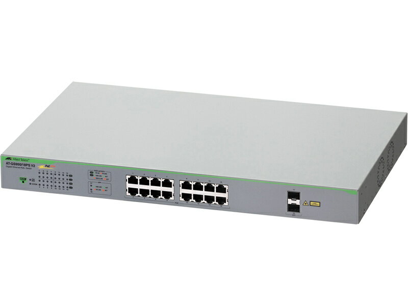 アライドテレシス 4628R AT-GS950/ 18PS V2 PoEスイッチ