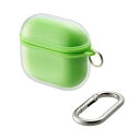 ELECOM AVA-AP06AIR2GN AirPods 第4世代/ アクティブノイズキャンセリング搭載AirPods 第4世代/ ソフトケース/ MUBRAIN/ グリーン(2)