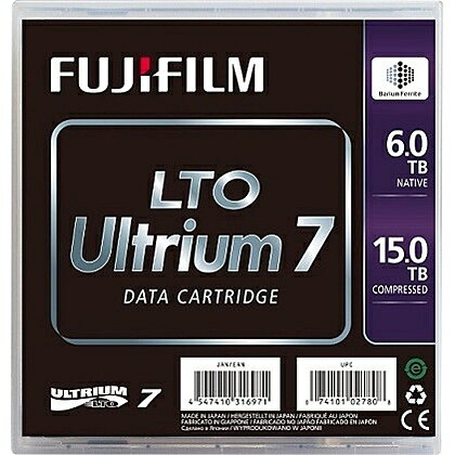 富士フイルム LTO FB UL-7 6.0T J LTO Ultrium7 データカートリッジ 6.0/ 15.0TB