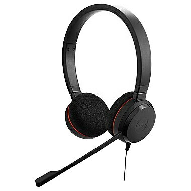 Jabra USBヘッドセット USB-A 両耳 MS認定 「Jabra EVOLVE 20 MS Stereo」 【USBヘッドセット】▼Microsoft Teams認定済み ▼接続（USB-A）▼本体サイズ（幅151.2mm-奥行き5...