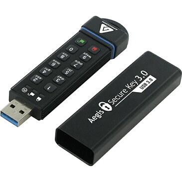 【送料無料】Apricorn ASK3-30GB 暗証番号方式USBメモリ Aegis Secure Key - USB 3.0 Flash Drive 30GB【在庫目安:お取り寄せ】