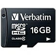 Verbatim MHCN16GYVZ1 microSDHCカード 16GB Class4 (SDアダプター無し)