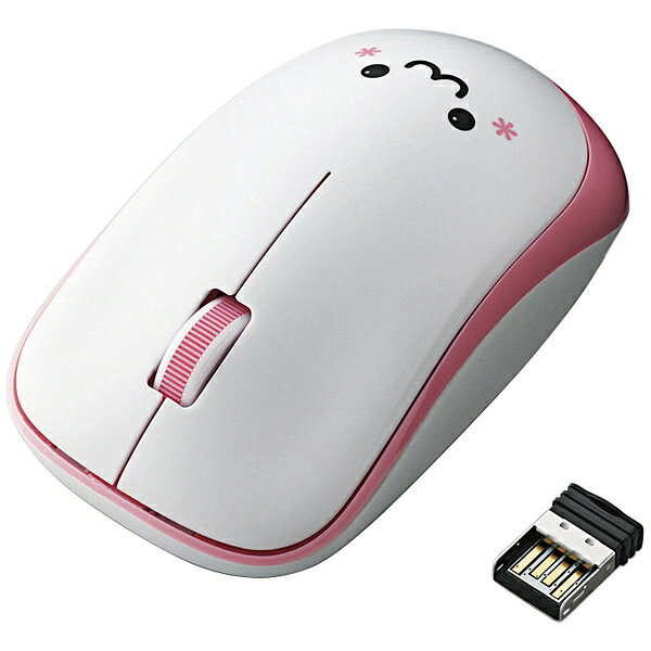 ELECOM M-IR07DRSPN IRマウス/ ENELOシリーズ/ 静音ボタン/ 無線/ 3ボタン/ 省電力/ ピンク