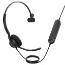 GNオーディオ 4093-413-299 Jabra コンタクトセンター用ヘッドセット USB-C 片耳 MS認定 コントロールユニット付「Jabra Engage 40 - (Inline Link) USB-C MS Mono」