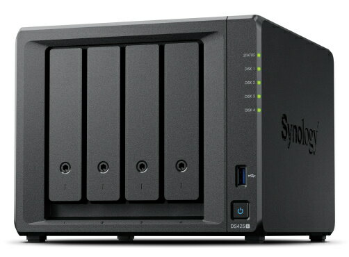 Synology Intel Celeron J4125搭載4ベイNAS DiskStation DS425+