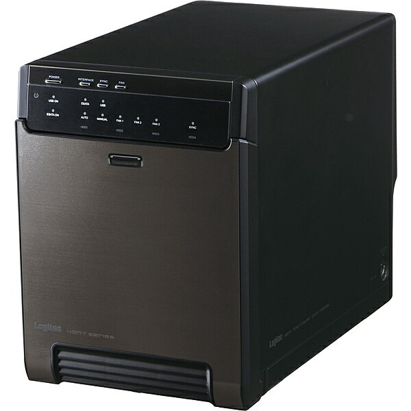 Logitec LGB-4BNHEU3 HDDケース/ 3.5インチHDD/ 4Bay/ USB3.0+eSATA接続/ ソフト付