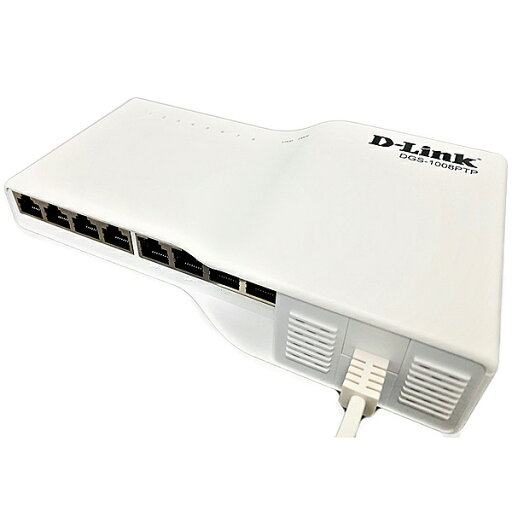 D-Link DGS-1008PTP/A1 DGS-1008PTP PoE+対応(最大40W給電)タップ型ギガビットアンマネージドスイッチ、10/ 100/ 1000BASE-T×8(PoE+×4)、ループ検知遮断機能搭載、電源内蔵、マグネット、5年保証 D-Link DGS-1008PTP/A1 DGS-1008PTP PoE+対応(最大40W給電)タップ型ギガビットアンマネージドスイッチ、10/ 100/ 1000BASE-T×8(PoE+×4)、ループ検知遮断機能搭載、電源内蔵、マグネット、5年保証