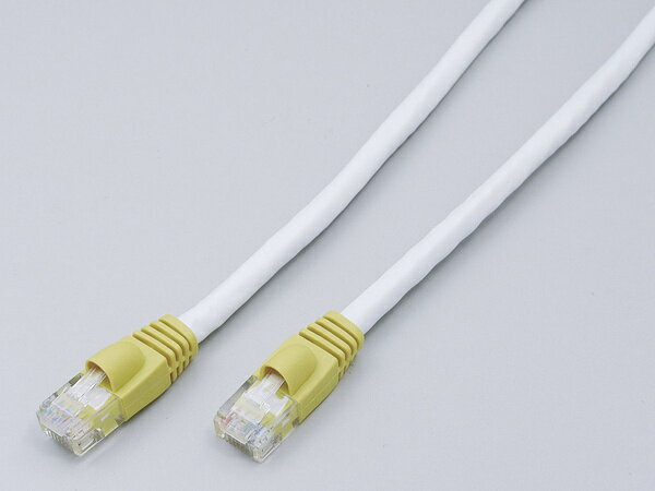 樂天商城 - ELPA LAN-X1010(W) クロスLANケーブル CAT6 1m ホワイト