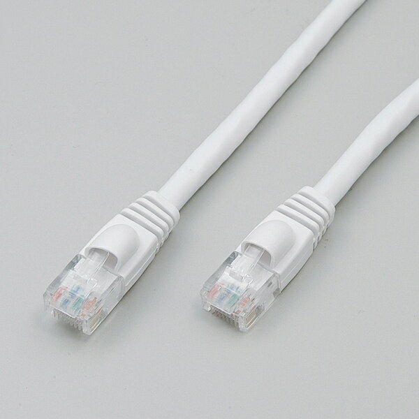 ELPA LAN-A620(W) LANケーブル CAT6a 20m ホワイト