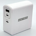 アドテック APD-A105AC2-WH Power Delivery対応 GaN AC充電器/ 105W/ USB Type-A 1ポート Type-C 2ポート/ ホワイト(2)