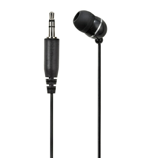 ELPA RE-STK01(BK) 地デジ用イヤホン 1.2m ブラック