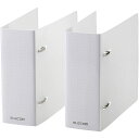ELECOM CCD-B02WCR 不織布ケース専用バインダー/ 2冊セット/ 36枚収納/ クリア