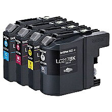 ブラザー LC217/215-4PK インクカートリッジ大容量タイプ お徳用4色パック ブラザー LC217/215-4PK インクカートリッジ大容量タイプ お徳用4色パック