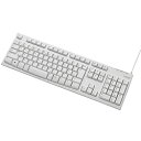ELECOM TK-FCM062WH メンブレン式キーボード/ 108キー/ USB/ Lサイズ/ 1000万回高耐久/ ホワイト(2)