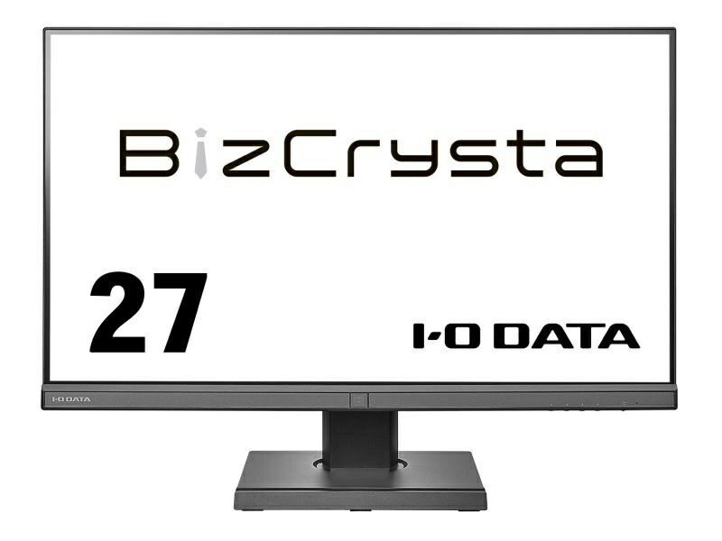 IODATA LCD-BCQ271DB-F ワイド液晶ディスプレイ 27型/ 2560×1440/ HDMI、DisplayPort、USB Type-C/ ブラック/ スピーカー：あり/ あなたのオフィスをより明るく快適に。/ 「5年保証」「無輝点保証」