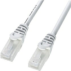 ツメ折れ防止CAT5eLANケーブル（20m・ホワイト） 詳細スペック 長さ20m 結線ストレート全結線 色ホワイト 端子RJ-45モールディングコネクタ付(ラッチカバー付き) 規格エンハンスドカテゴリ5(1000BASE-T)、カテゴリ5(100BASE-TX)、カテゴリ3(10BASE-T)適合