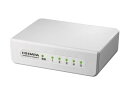 IODATA ETX-ESH05WD 100BASE-TX/ 10BASE-Te対応 5ポート レイヤー2スイッチングハブ ホワイト(2)
