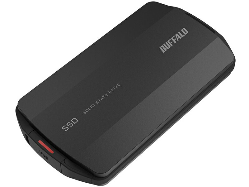 バッファロー SSD-PHP2.0U3-BA PC対応 USB3.2(Gen2)対応 高速モデル Type-A/ C対応 SSD 2.0TB ブラック