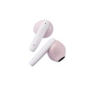 ELECOM LBT-TWS17CSPN Bluetoothイヤホン/ 完全ワイヤレス/ AAC対応/ 低遅延モード/ セミオープン/ タッチセンサー/ マカロンピンク