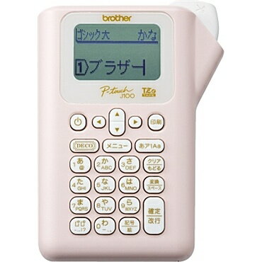ブラザー PT-J100P ラベルライター P-touch J100 ピンク