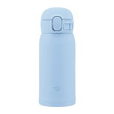 象印マホービン SM-WS36-AM ステンレスマグ 360ml エアリーブルー TUFF シームレスせん ワンタッチオープン(2)