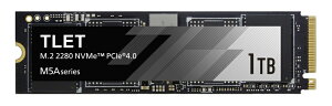 東芝エルイートレーディング TLD-M5A01T4ML 内蔵SSD TLD-M5Aシリーズ 1TB NVMe 1.4 /PCIe Gen4x4 M.2 2280