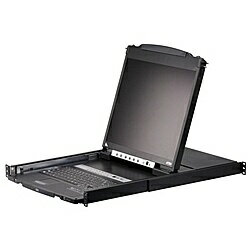 ATEN CL5808NJJL 19インチLCD一体型8ポートKVMドロワー/ マルチインターフェース/ ロングレール