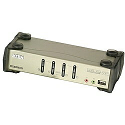樂天商城 - ATEN CS1734B マルチインターフェース 4ポート KVMPスイッチ USB 2.0ハブ