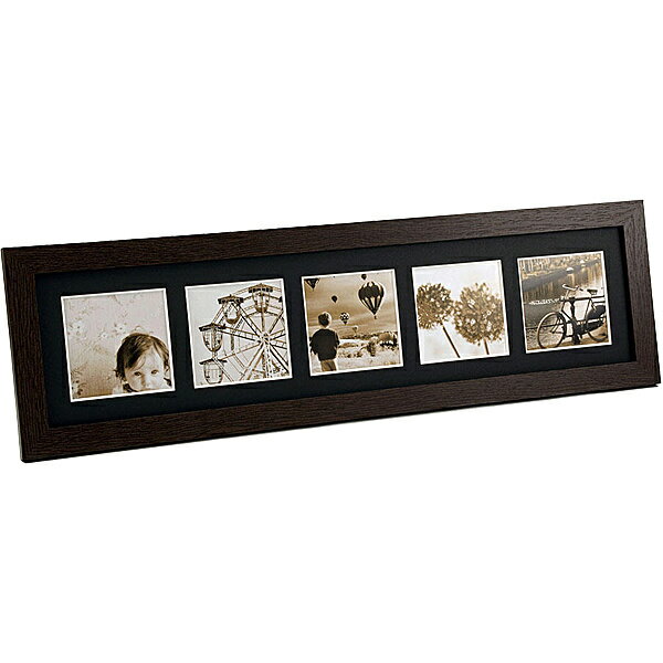 ケンコー・トキナー 1250168 ましかく窓フレーム 5窓 ブラウン PS-MS-5-BR