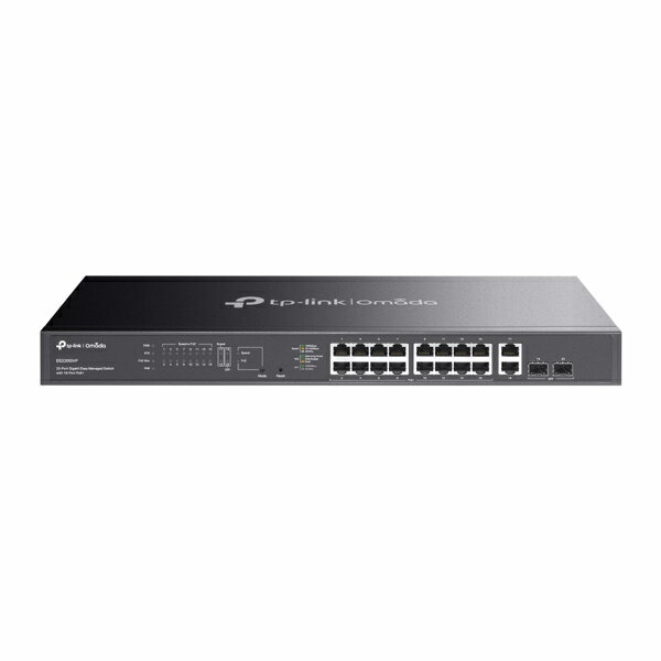 TP-LINK ES220GMP(un) Omada ギガビットポート×20 イージーマネージスイッチ（PoE+ポート×16搭載）