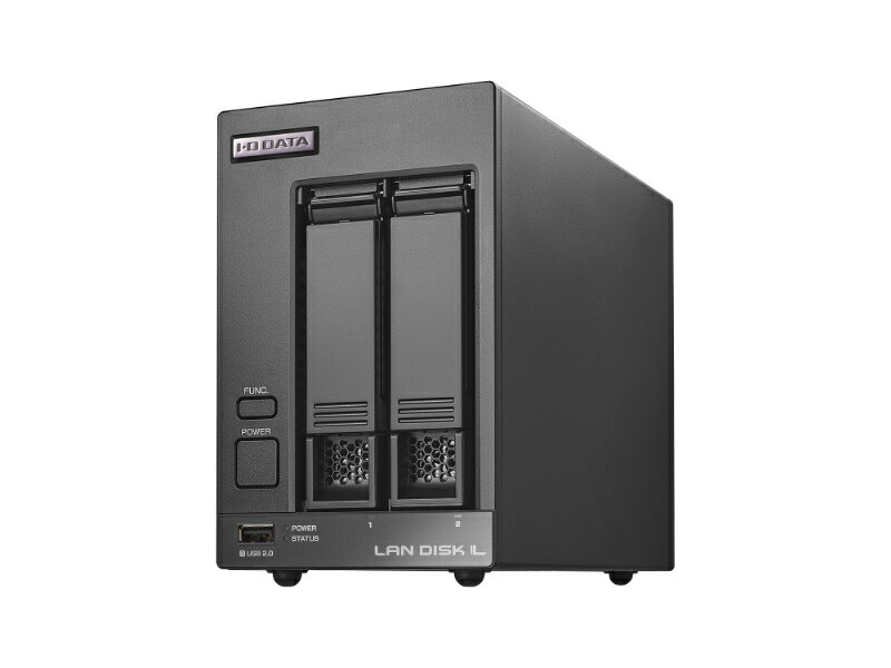 IODATA HDL2-LV02 法人向け2ドライブNAS（ネットワークHDD） 5年保証 2TB