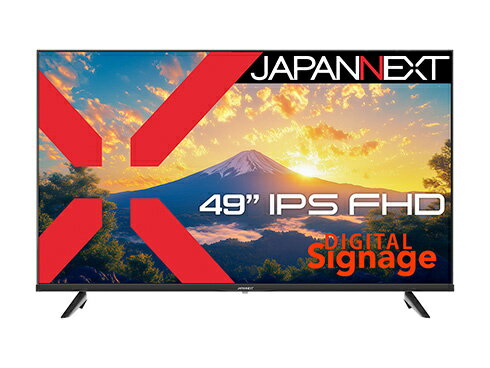 JAPANNEXT JN-IPS49F-U 液晶ディスプレイ 49型/ 1920×1080/ HDMI×3、VGA/ ブラック/ スピーカー有/ 2年保証