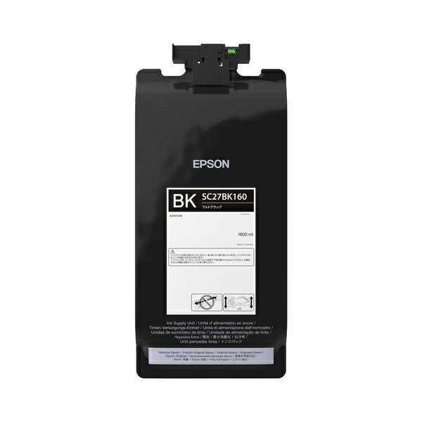 EPSON SC27BK160 SureColor用　インクパック/ フォトブラック（1600ml）