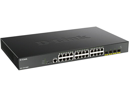 D-Link DGS-1250-28XMP/A1 DGS-1250-28XMP ギガビットL2スマートマネージドスイッチ、PoE+対応(最大370W給電)、10/ 100/ 1000BASE-Tポート×24、10G SFP+スロット×4、リミテッドライフタイム保証対象 D-Link DGS-1250-28XMP/A1 DGS-1250-28XMP ギガビットL2スマートマネージドスイッチ、PoE+対応(最大370W給電)、10/ 100/ 1000BASE-Tポート×24、10G SFP+スロット×4、リミテッドライフタイム保証対象