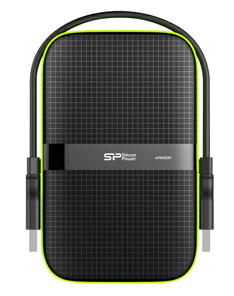 シリコンパワー SP040TBPHDA60S3K 【耐衝撃 生活防水】USB3.0/ 2.0対応 Armor A60 ポータブルHDD 4TB