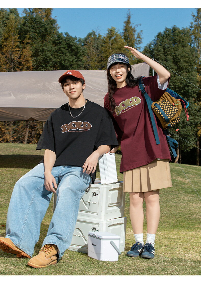 Rakuten - ユニセックス サガラ BOLDロゴTシャツ フロントロゴ半袖Tシャツ メンズ レディース シンプル ストリート アメカジ カジュアル ワンポイント サガラ Tシャツ POPロゴ ペアルック リンクコーデ 春夏 サマー インナー トップス 半袖