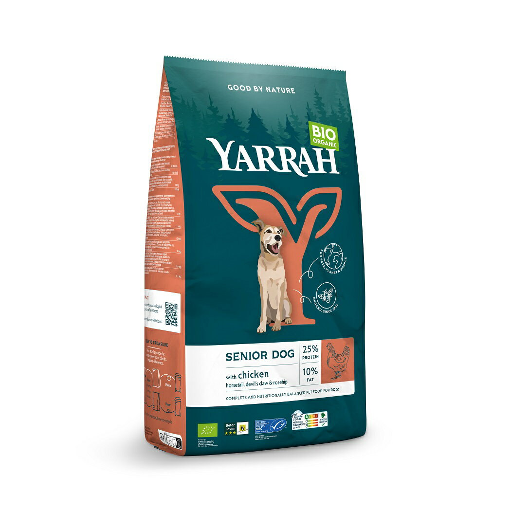 ヤラー　オーガニックドッグフードシニア 2kg[YARRAH] 【パッケージリニューアル】○