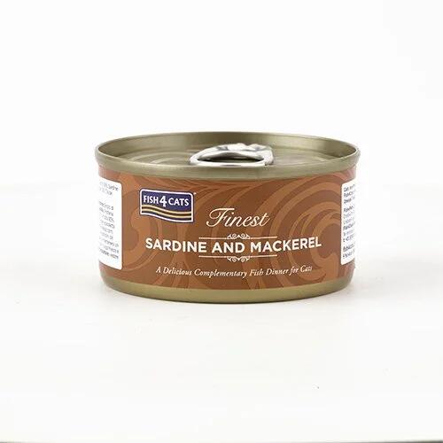 Rakuten - フィッシュ4キャット　イワシ＆サバ　70g ×10缶【Fish4Cat ウエット キャットフード　猫缶】 ○