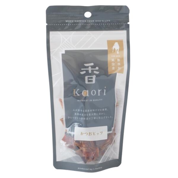香〜KAORI〜　かつおビッツ　40g【犬　猫　おやつ　魚　純国産・完全無添加】 ○