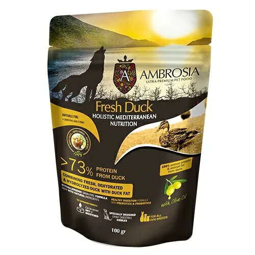 Rakuten - アンブロシア　HMN ダック 100g【AMBROSIA　犬　グレインフリードッグフード　お試し】 ○
