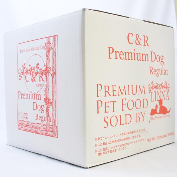 C＆R プレミアムドッグ　レギュラー　 9.08kg (4.54kgx2袋)【旧　SGJプロダクツ　プレミアムドッグ】 ○