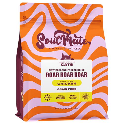 Natural - ソウルメイト　フリーズドライ　チキン　400g 　キャットフード【SoulMate 猫】○