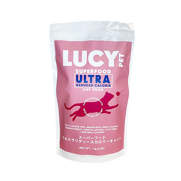 Rakuten - ルーシーペット　スーパーフード　ウルトラリデュースカロリーキャット　1kg【LUCY PET　猫用　体重管理　ダイエット　ライト　チキン】 ○