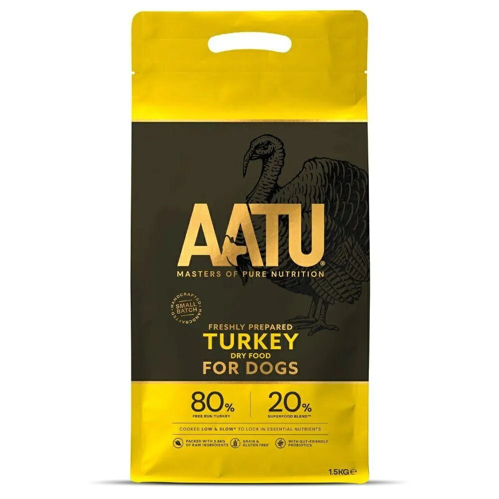 樂天商城 - 【リニューアル】アートゥー ドッグ ターキー 1.5kg【AATU　ドライフード　犬用総合栄養食】○