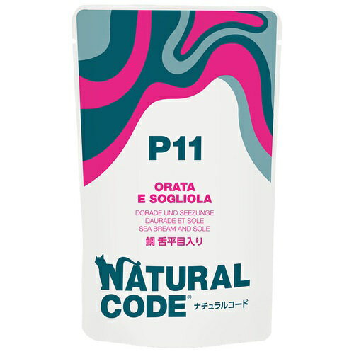 ナチュラルコード　NCP11　鯛　舌平目入り　70gパウチ ○