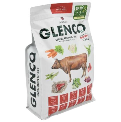 Rakuten - グレンコ　スペシャルレシピ　アンガスビーフ　中粒　1.8kg　アダルト【GLENCO ドッグフード】〇